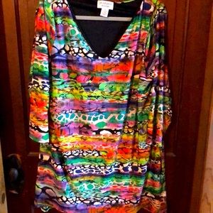 Womens 3X 3/4 Sleeve Dress Shirt!